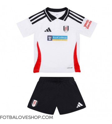 Fulham Dětské Domácí Dres 2024-25 Krátký Rukáv (+ trenýrky)